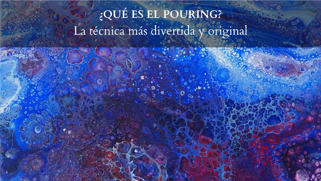 ¿Qué es el pouring? La técnica más divertida y original